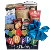 Happy Birthday Gift Basket - Chocolates & Cookies Gift Box