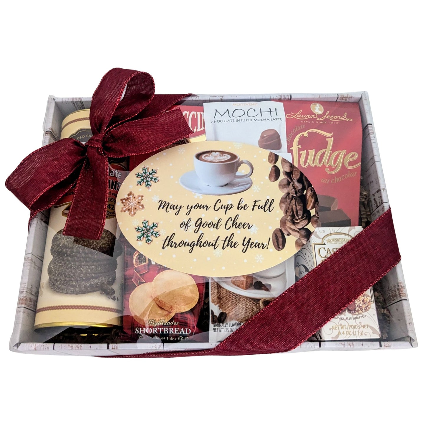 Holiday Coffee & Chocolate Gift Basket, Thanksgiving, Christmas, Holidays, New Year Gifts